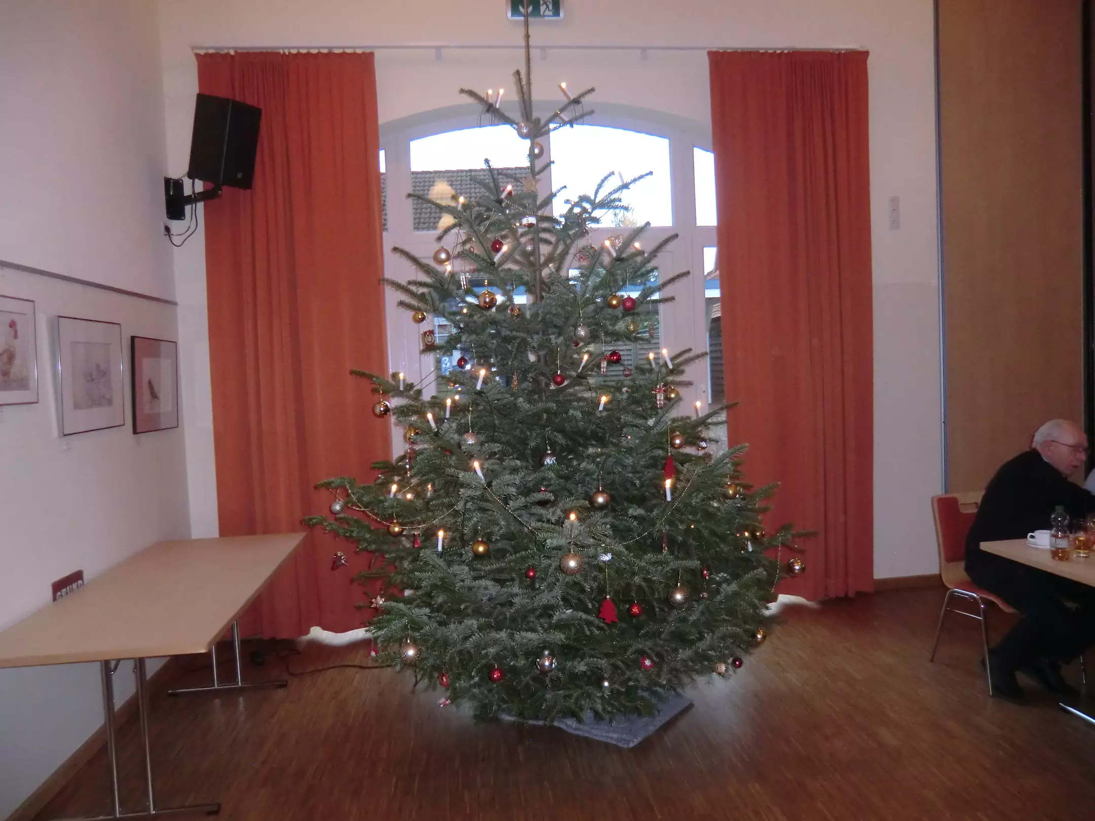 Weihnachtsbaum in der Hirten-Deel